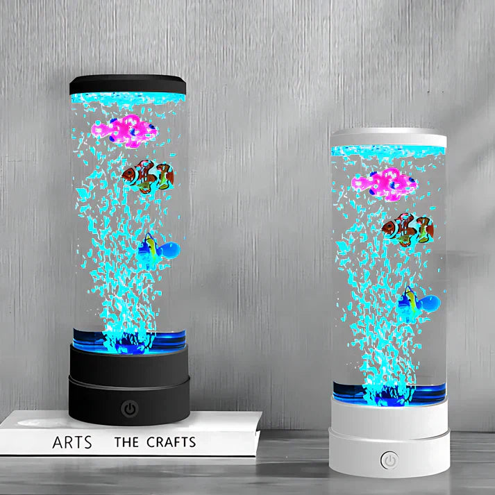 Bubble Fish Lamp – Calming LED Mood Light with Soothing Water & Bubbles
