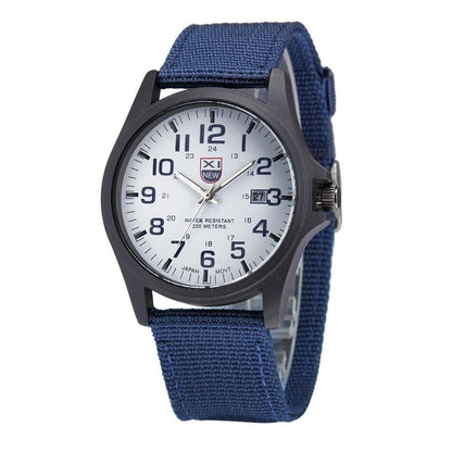 Tactical Military Watch – Durable & Waterproof Army-Style Wristwatch