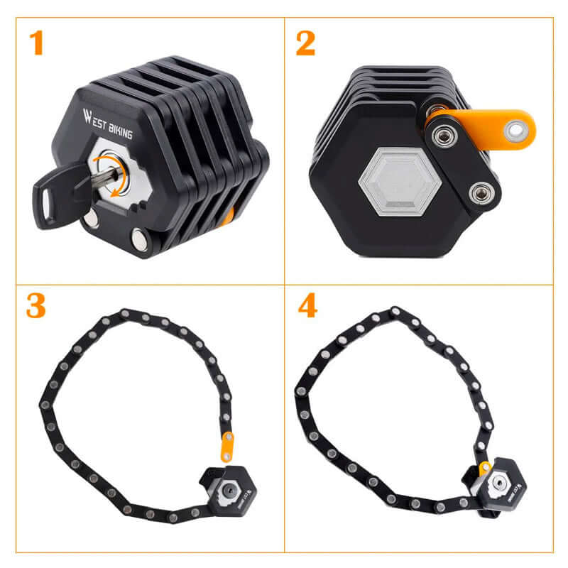 TitanLock Pro – Heavy-Duty Bike Lock for Ultimate Security (for Bikes, E-Bikes & Scooters)