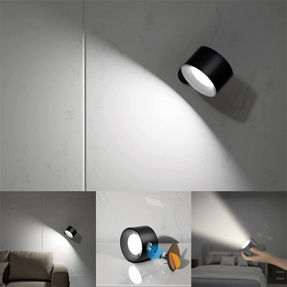 FlexiLamp – Wireless Rechargeable 360° LED Wall Light for Indoors & Outdoors