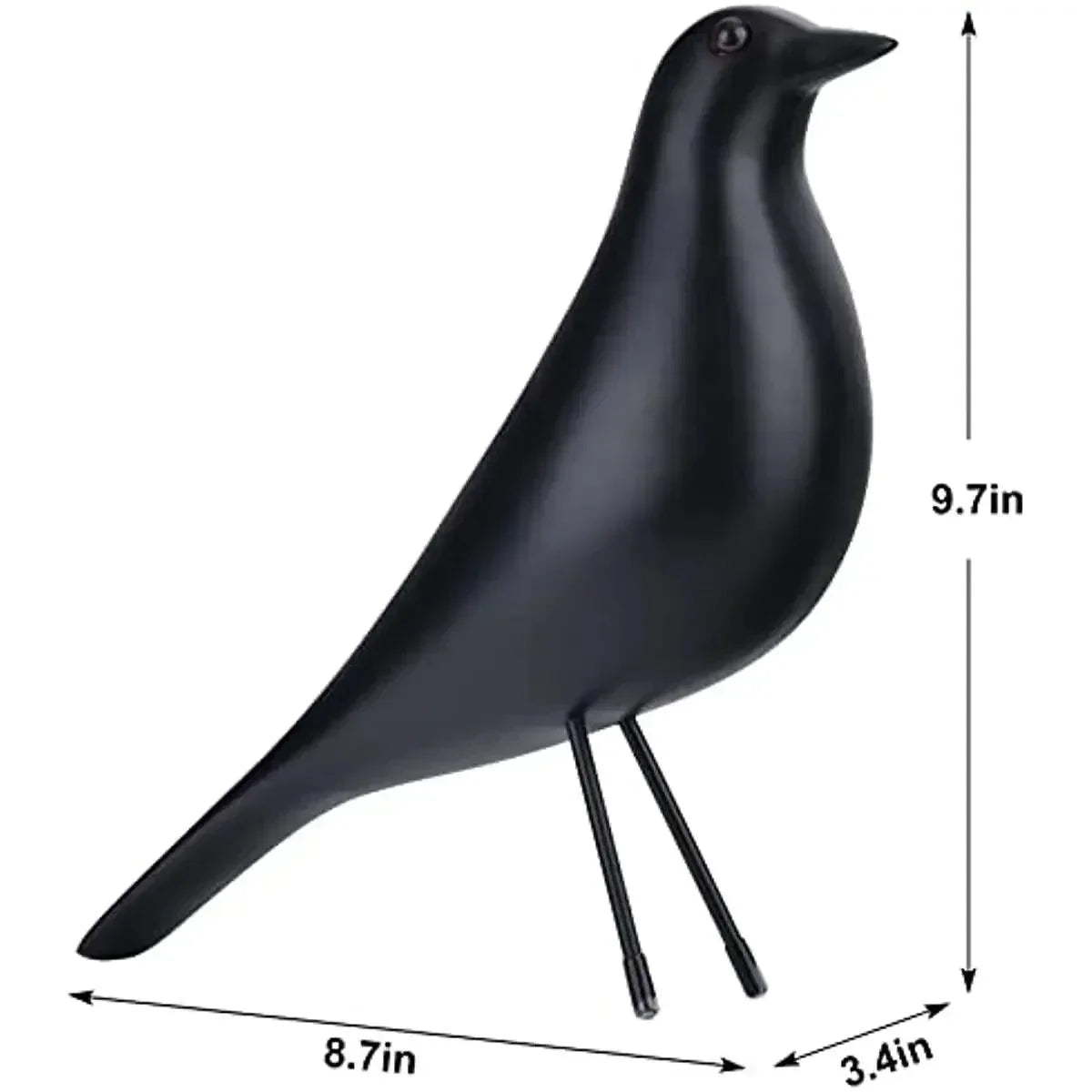 Minimalist Bird Sculpture – Elegant Decorative Accent for Home & Office