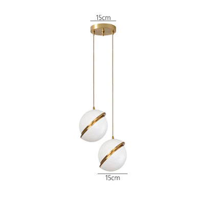 Brillux – Modern LED Ceiling Light with Gold Finish