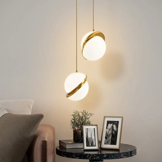 Brillux – Modern LED Ceiling Light with Gold Finish