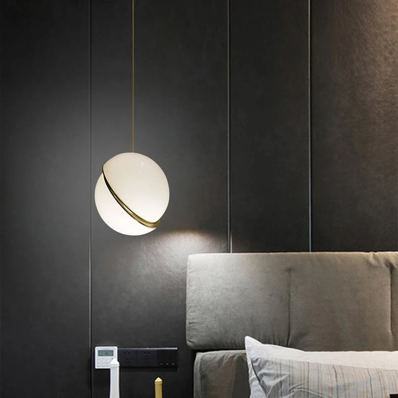 Brillux – Modern LED Ceiling Light with Gold Finish