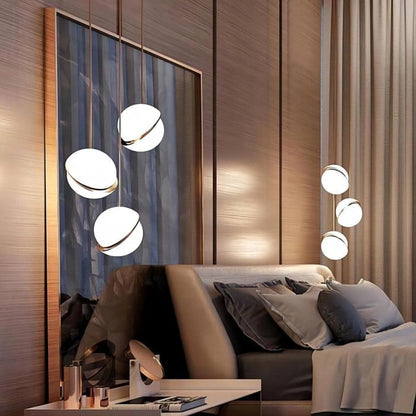 Brillux – Modern LED Ceiling Light with Gold Finish