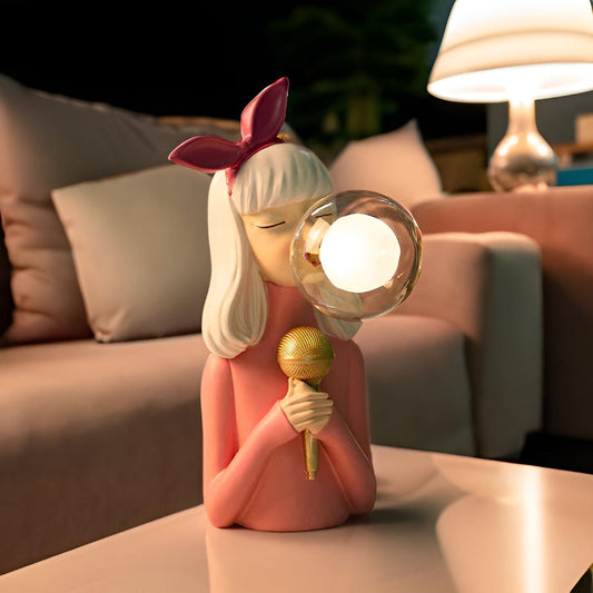 BubbleFairies Table Lamp – Enchanting Quartet Cartoon Girl Figurine Light