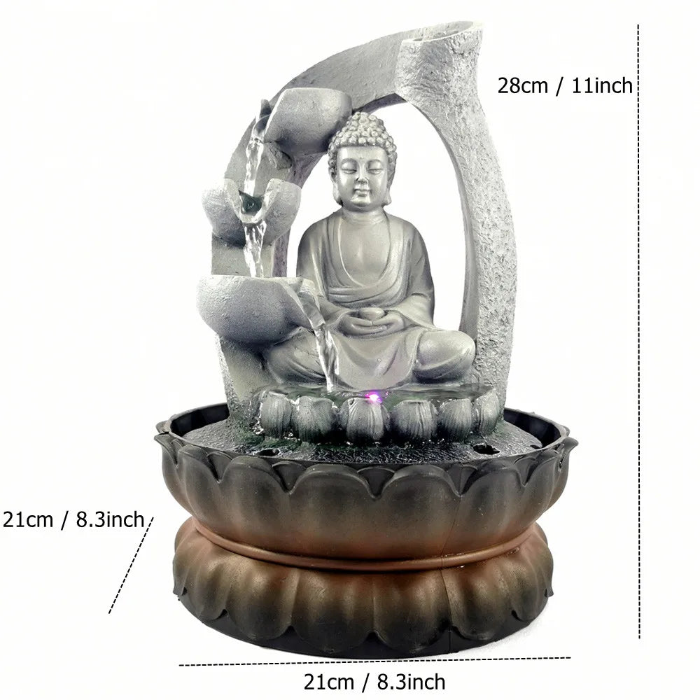ZenFlow – Buddha Indoor Water Fountain for a Calm & Peaceful Home