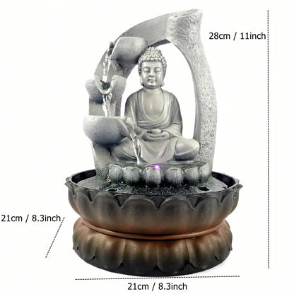 ZenFlow – Buddha Indoor Water Fountain for a Calm & Peaceful Home