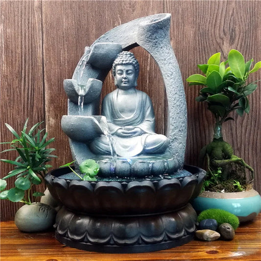 ZenFlow – Buddha Indoor Water Fountain for a Calm & Peaceful Home