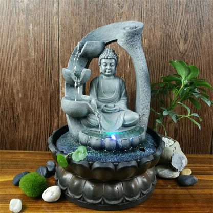 ZenFlow – Buddha Indoor Water Fountain for a Calm & Peaceful Home