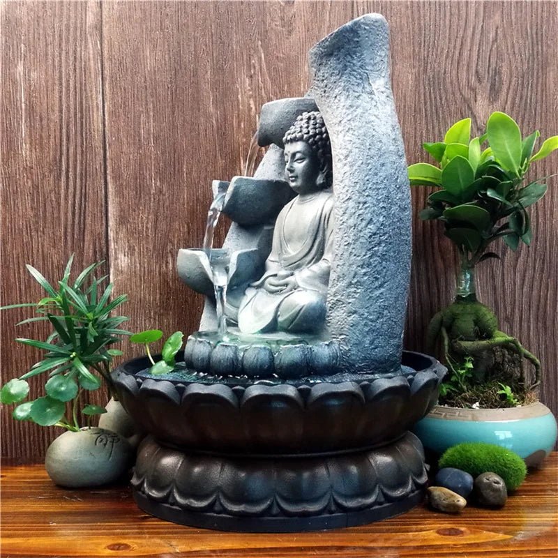 ZenFlow – Buddha Indoor Water Fountain for a Calm & Peaceful Home