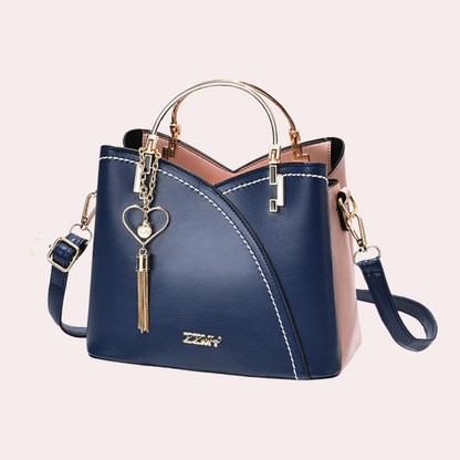 Vero – Elegant Leather Handbag with Multiple Compartments | Stylish Shoulder & Crossbody Bag