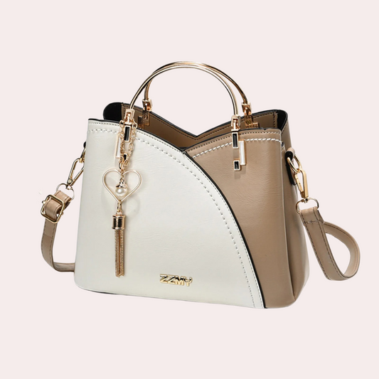 Vero – Elegant Leather Handbag with Multiple Compartments | Stylish Shoulder & Crossbody Bag