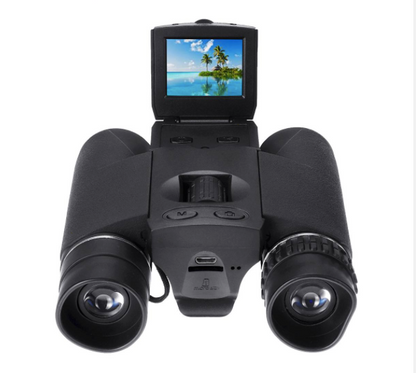 Binoculars with Built-In Camera – 10x Zoom for Outdoor Adventures & Wildlife Photography