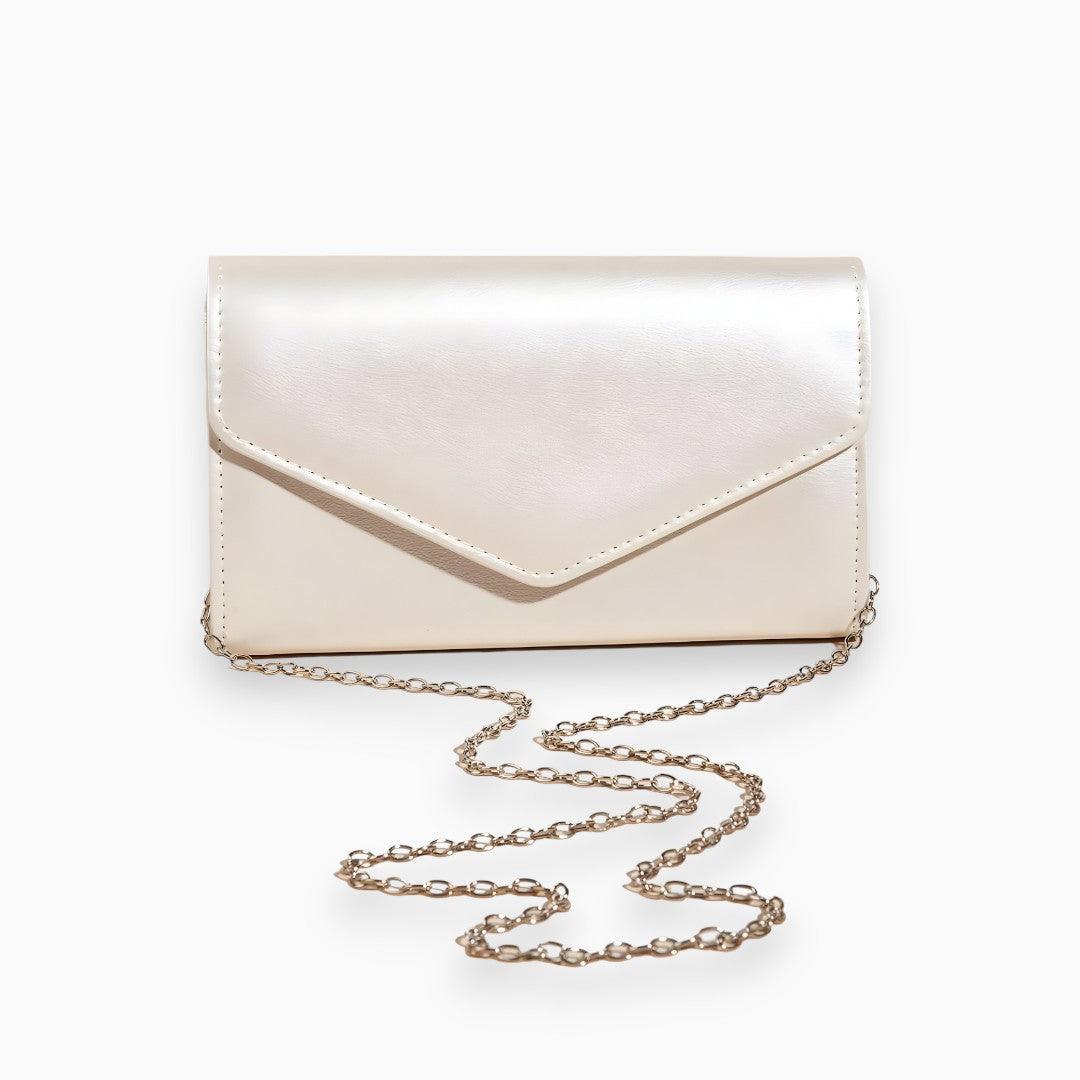 Stylish Compact Clutch with Chain Strap