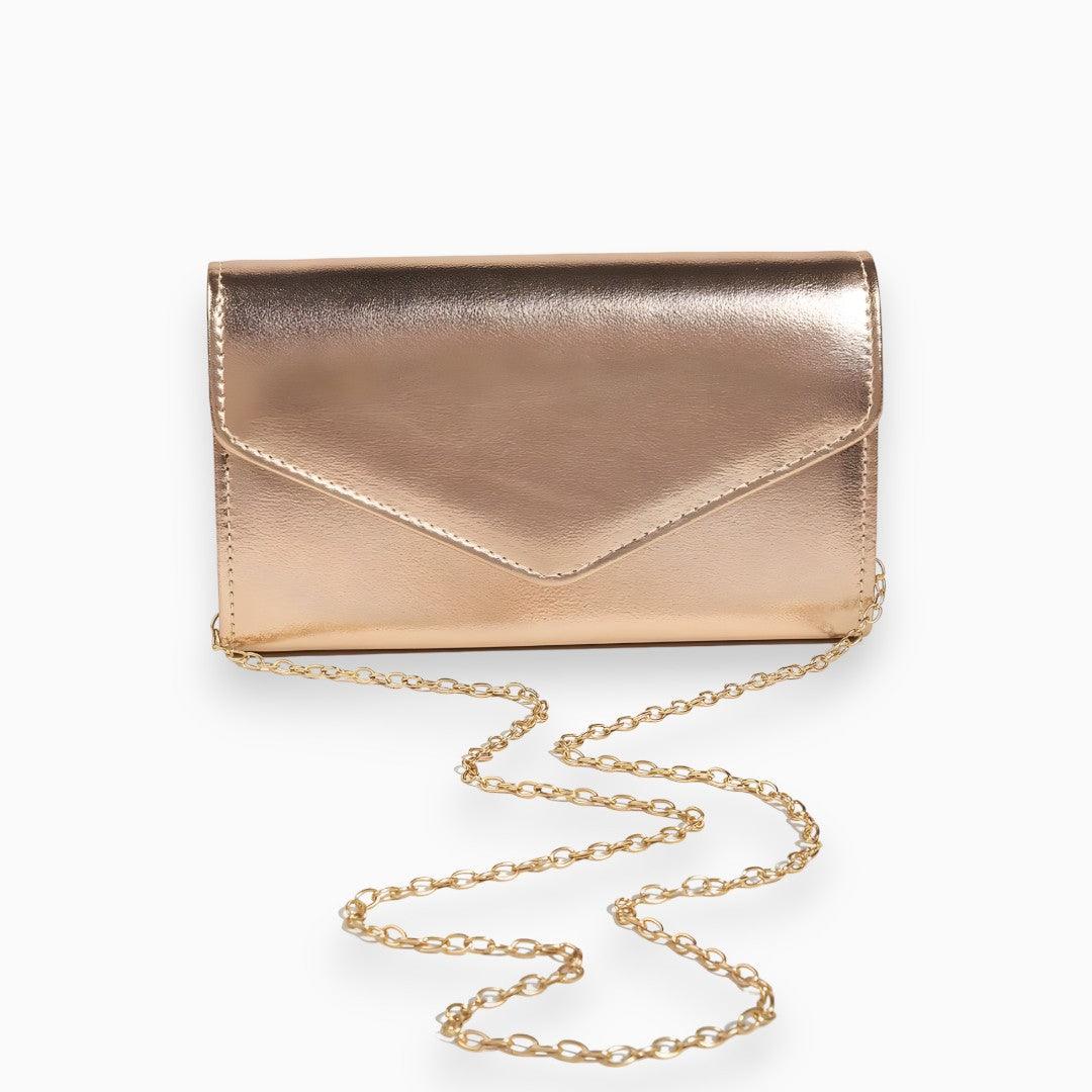 Stylish Compact Clutch with Chain Strap