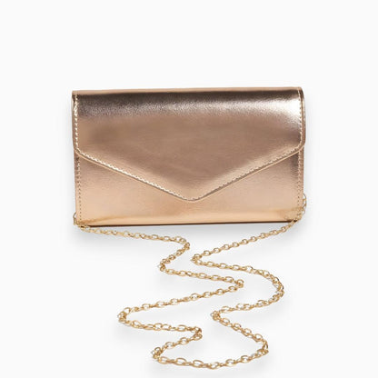 Stylish Compact Clutch with Chain Strap