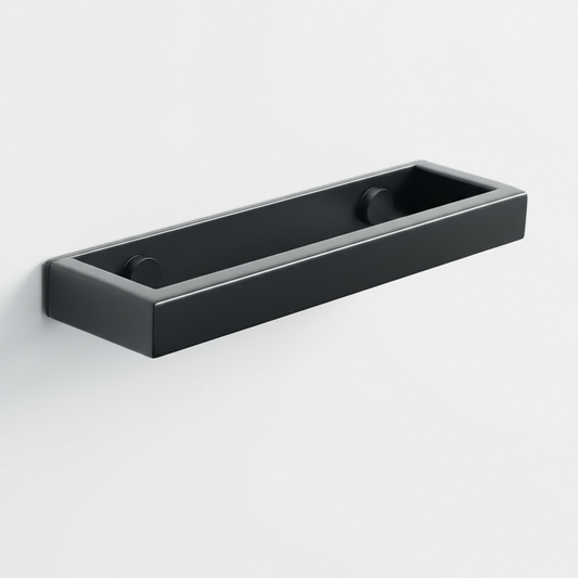 Uni-Black Stainless Steel Towel Rail – Matte Black Wall-Mounted Bathroom & Kitchen Holder