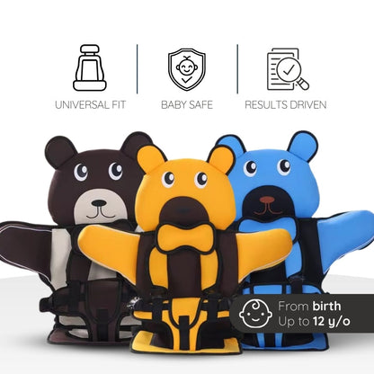 Child Car Protection Cushion Seat Bear