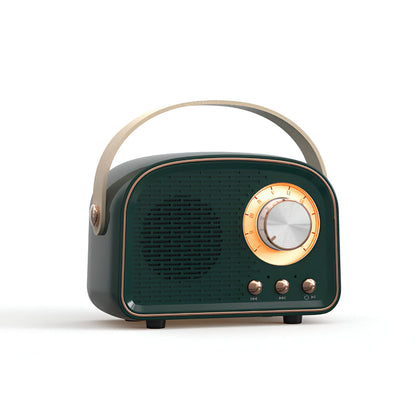 Classic Retro Bluetooth Speaker – Stylish Wireless Sound System with Vintage Radio Design