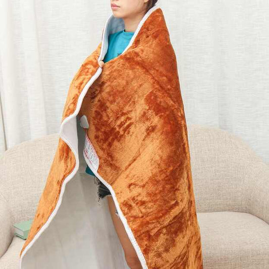 WinterWarm Electric Heated Blanket – Adjustable Temperature & Overheat Protection