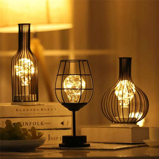 Lumineux Cordless Ambient Lamp Set – 3 Unique Wine-Inspired LED Table Lights