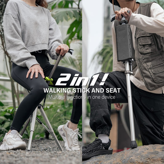 CrutchSeat Folding Stool for Crutch Users – Ergonomic, Lightweight & Portable Seating Support