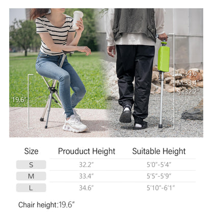 CrutchSeat Folding Stool for Crutch Users – Ergonomic, Lightweight & Portable Seating Support