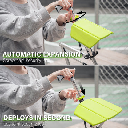 CrutchSeat Folding Stool for Crutch Users – Ergonomic, Lightweight & Portable Seating Support