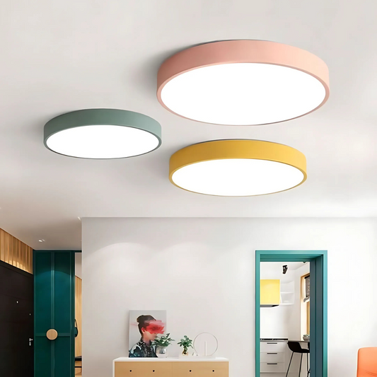 Delos – Scandinavian Wooden LED Ceiling Light | Modern Energy-Efficient Interior Lighting