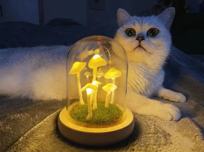 Enchanted Mushroom DIY Glass Lamp Kit – Create Your Own Magical Night Light