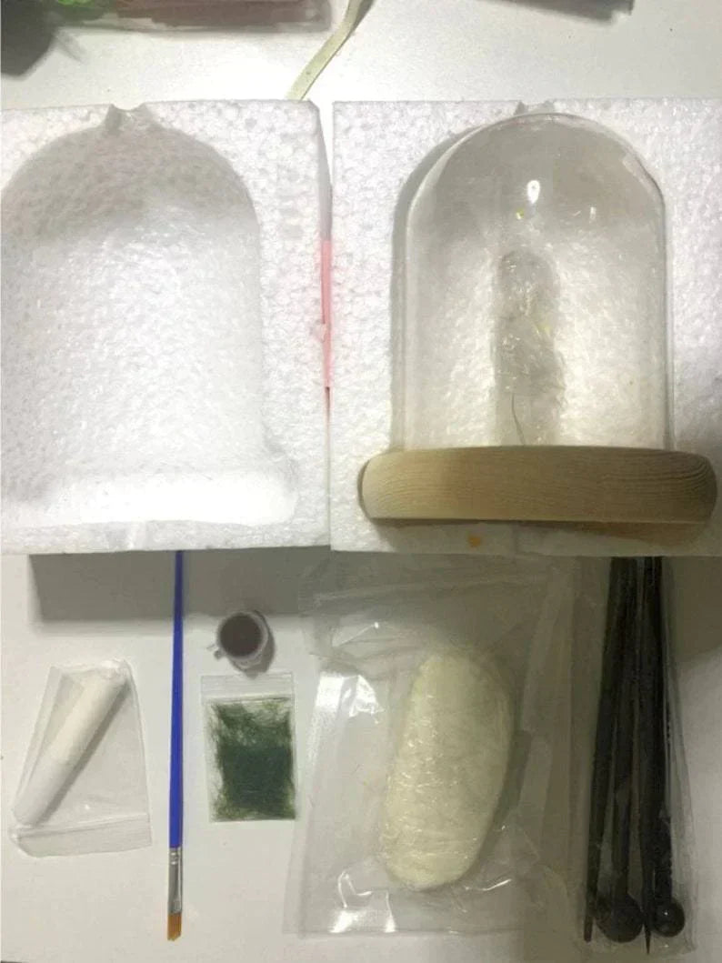 Enchanted Mushroom DIY Glass Lamp Kit – Create Your Own Magical Night Light