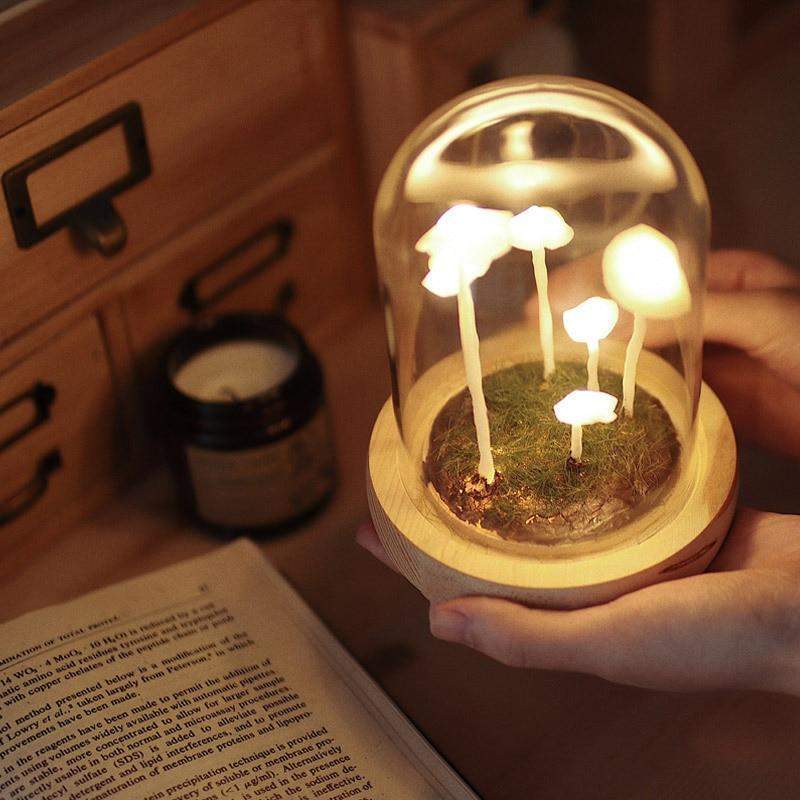 Enchanted Mushroom DIY Glass Lamp Kit – Create Your Own Magical Night Light