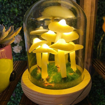 Enchanted Mushroom DIY Glass Lamp Kit – Create Your Own Magical Night Light