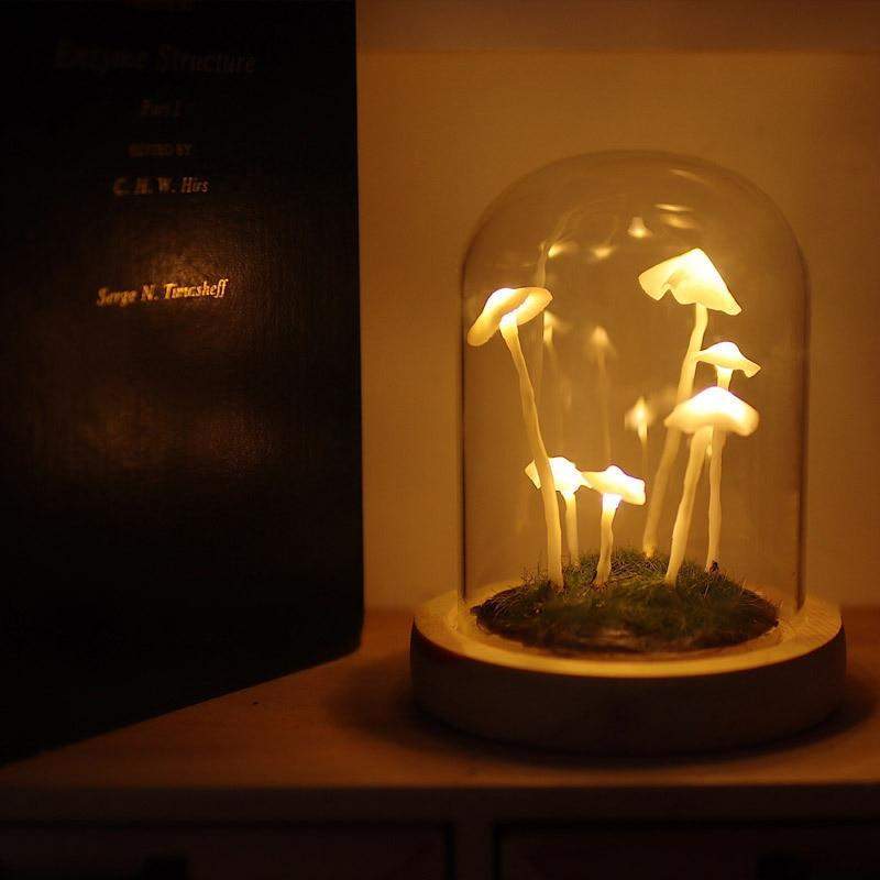 Enchanted Mushroom DIY Glass Lamp Kit – Create Your Own Magical Night Light