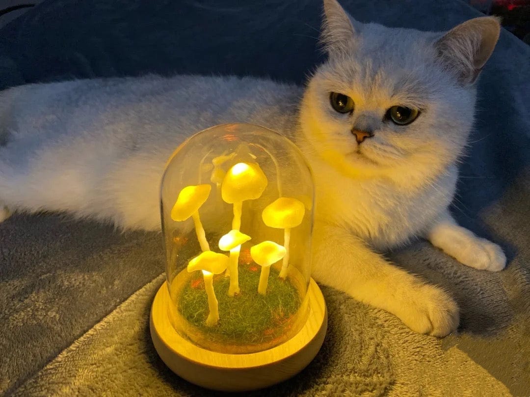 Enchanted Mushroom DIY Glass Lamp Kit – Create Your Own Magical Night Light