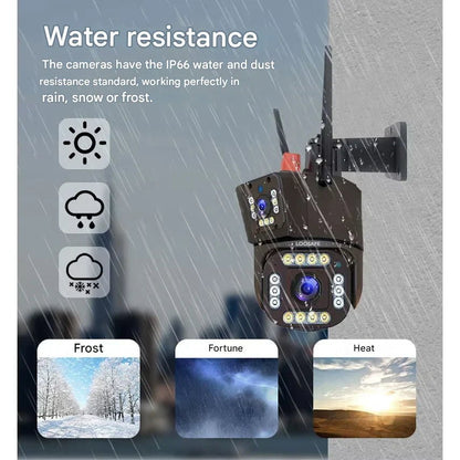 DualGuard Solar 4K – Wireless Security Camera with Solar Panel & 360° App Control