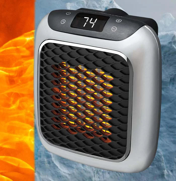 Energy-Efficient Portable Heater with Advanced Safety Features | Compact & Powerful 800W Room Heater