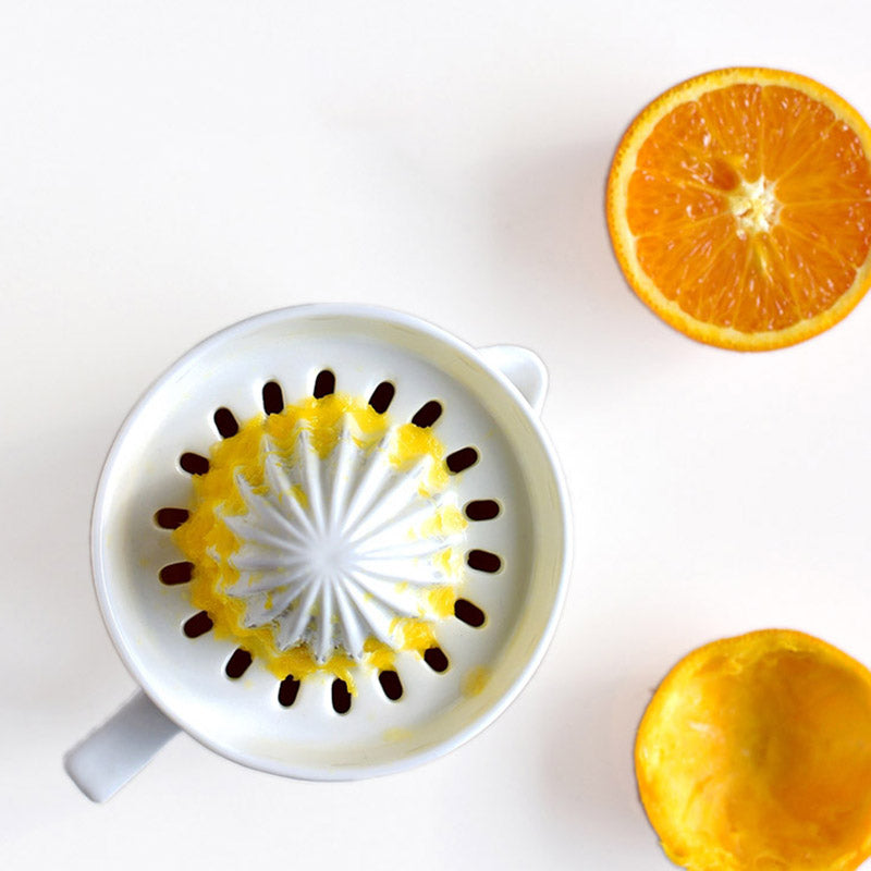 Eze Ceramic Citrus Juicer – Manual Juice Extractor for Lemons, Oranges & Limes