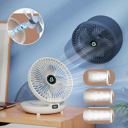 Mini Foldable Fan – Portable, Silent & Adjustable Cooling