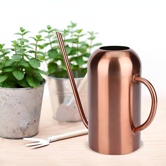 Fluora – 1.5L Stainless Steel Watering Can with Long Spout