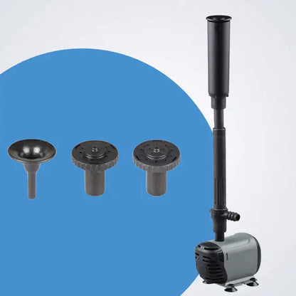 AquaFountain Outdoor Water Fountain Pump – Adjustable Flow with Nozzles & Built-In Filter for Garden Serenity