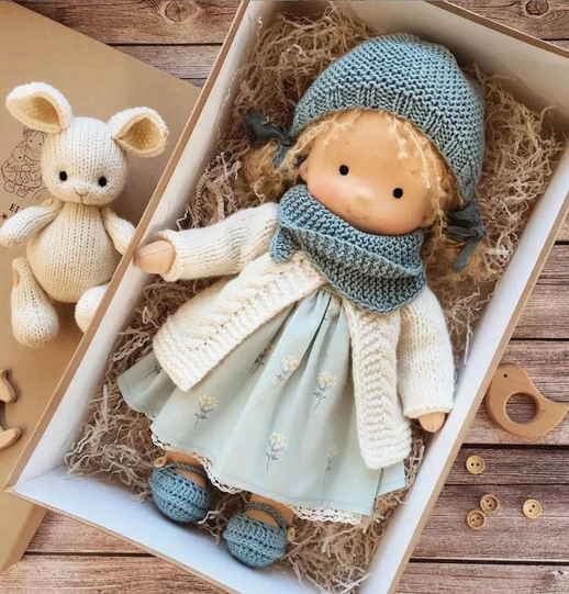 Handmade Waldorf Doll – Imaginative Play Companion | Natural Educational Toy for Children