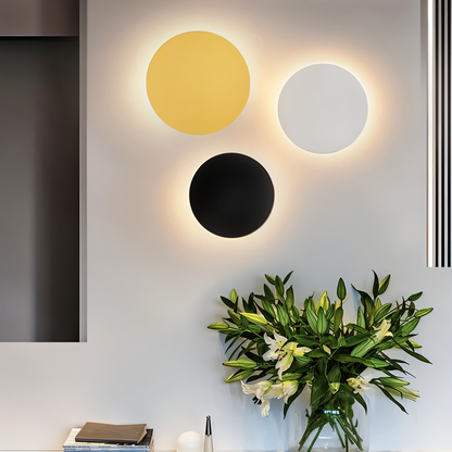 FullHalo LED Wall Light – Modern Round Metal Wall Lamp | Minimalist Contemporary Lighting Design