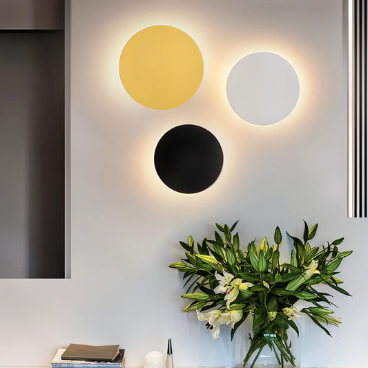FullHalo LED Wall Light – Modern Round Metal Wall Lamp | Minimalist Contemporary Lighting Design