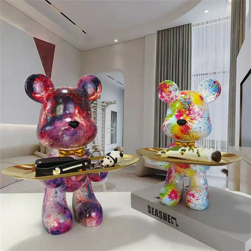 StreetPaws - Graffiti Bear Sculpture
