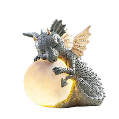 DrakoFang Dragon-Inspired Table Lamp – Bold Silhouette with Warm Ambient Glow