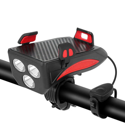 RideLight 4-in-1 Bike Light | Power Bank, Phone Holder & Horn | 400 Lumens Waterproof Light