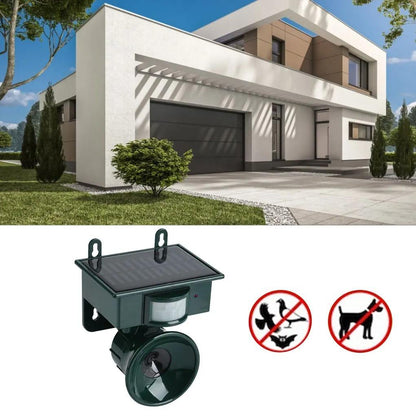 TerraGuard – Weatherproof Solar Bird Repeller with PIR Motion Sensor & Natural Sound Deterrent