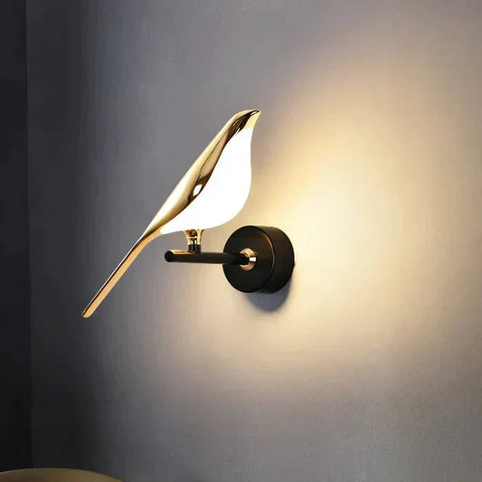 Dimmable Bird-Shaped Wall Lamp | Modern LED Adjustable Lighting